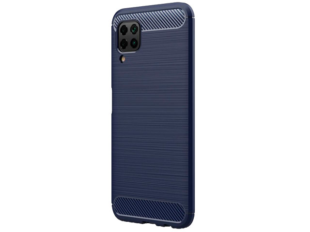 Чехол Yotrix Rugged Armor для Huawei P40 lite (синий, гелевый)