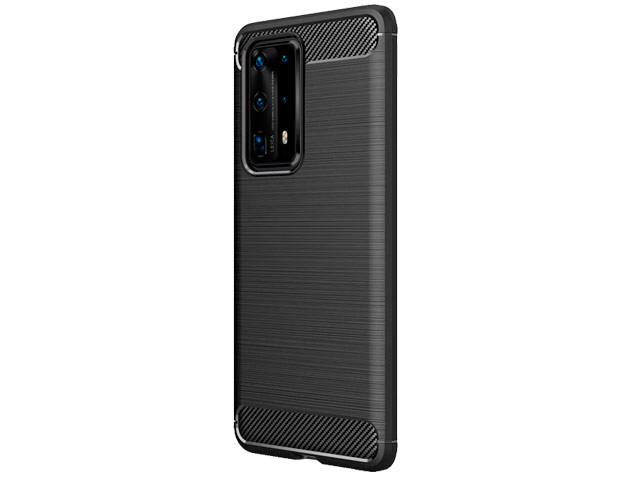 Чехол Yotrix Rugged Armor для Huawei P40 pro (черный, гелевый)