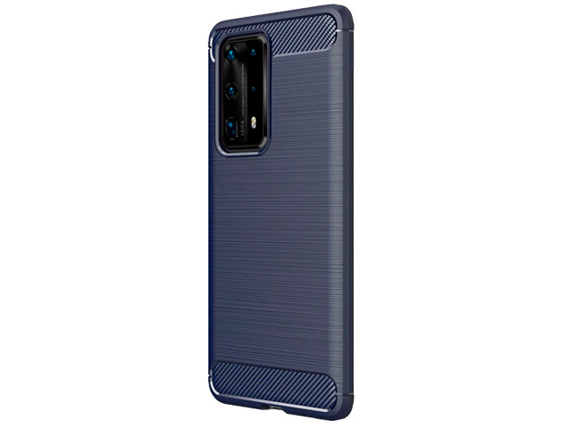 Чехол Yotrix Rugged Armor для Huawei P40 pro (синий, гелевый)