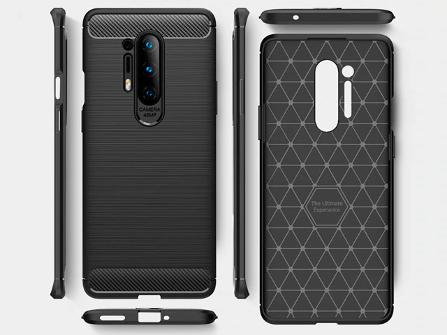 Чехол Yotrix Rugged Armor для OnePlus 8 pro (черный, гелевый)