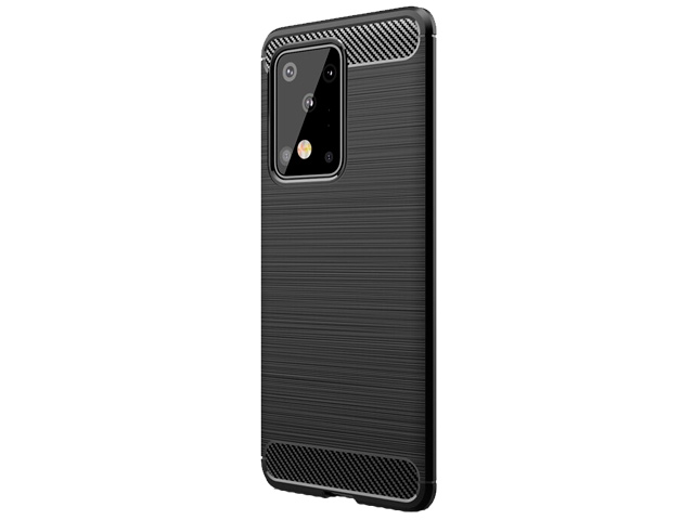 Чехол Yotrix Rugged Armor для Samsung Galaxy S20 ultra (черный, гелевый)