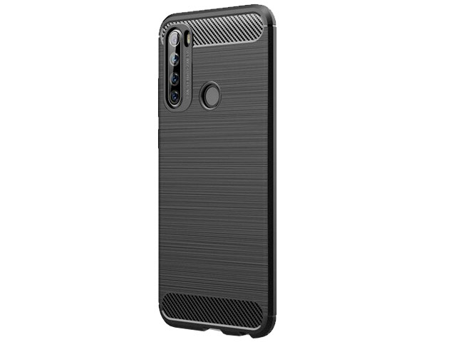 Чехол Yotrix Rugged Armor для Xiaomi Redmi Note 8T (черный, гелевый)