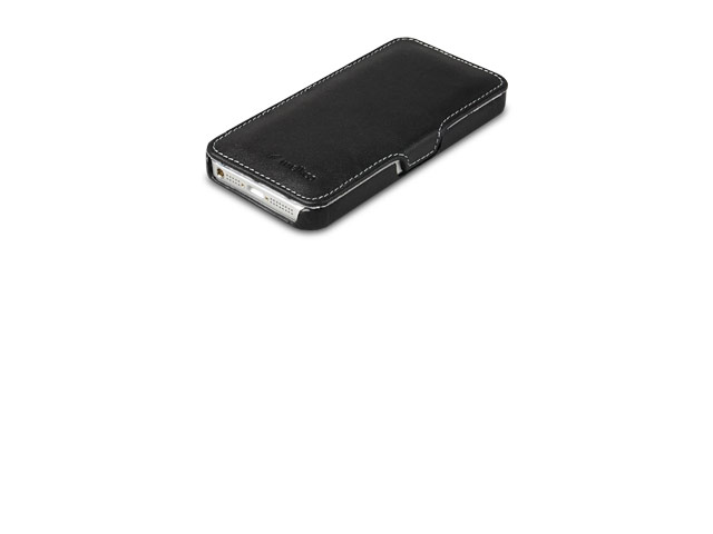 Чехол Melkco Booka Type Case для Apple iPhone 5/5S (черный, кожанный)
