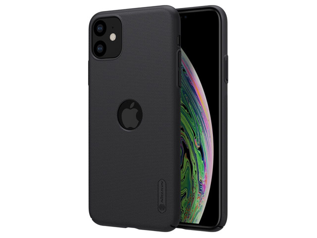 Чехол Nillkin Hard case для Apple iPhone 11 (черный, с отверстием, пластиковый)