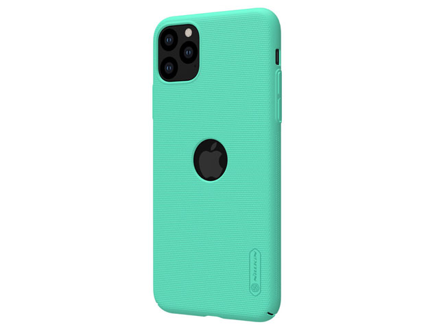 Чехол Nillkin Hard case для Apple iPhone 11 pro (голубой, с отверстием, пластиковый)