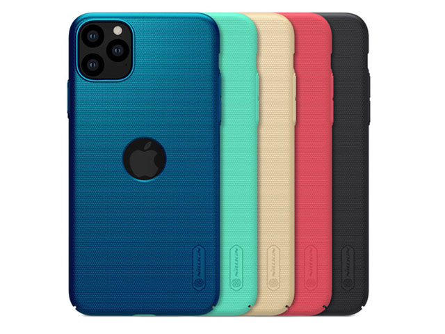 Чехол Nillkin Hard case для Apple iPhone 11 pro (голубой, с отверстием, пластиковый)