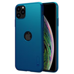 Чехол Nillkin Hard case для Apple iPhone 11 pro (синий, с отверстием, пластиковый)