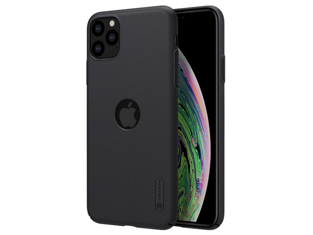 Чехол Nillkin Hard case для Apple iPhone 11 pro max (черный, с отверстием, пластиковый)