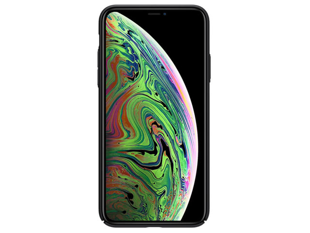 Чехол Nillkin Hard case для Apple iPhone 11 pro max (черный, с отверстием, пластиковый)