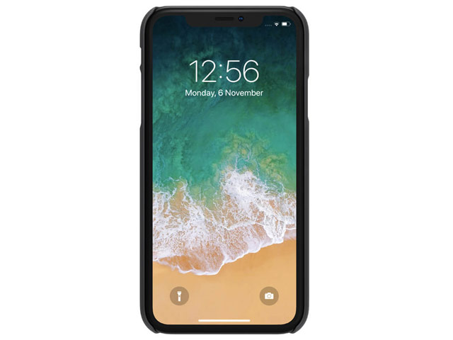 Чехол Nillkin Hard case для Apple iPhone XR (черный, с отверстием, пластиковый)