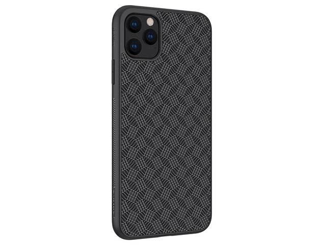 Чехол Nillkin Synthetic Fiber Plaid для Apple iPhone 11 pro (черный, карбон)