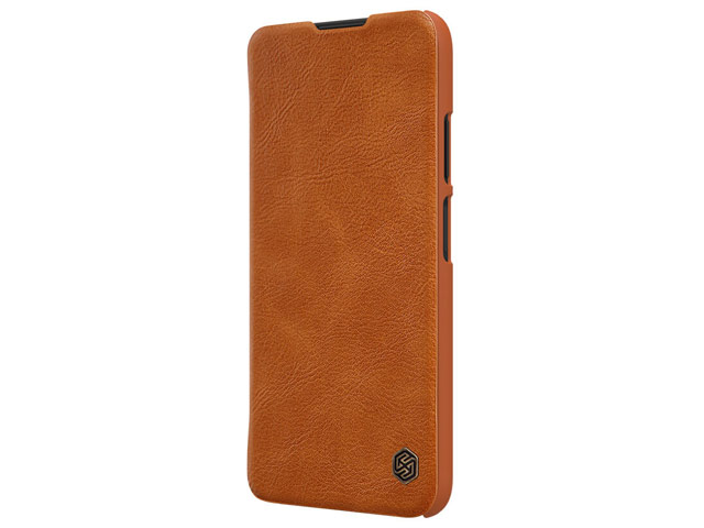 Чехол Nillkin Qin leather case для Huawei P40 lite (коричневый, кожаный)