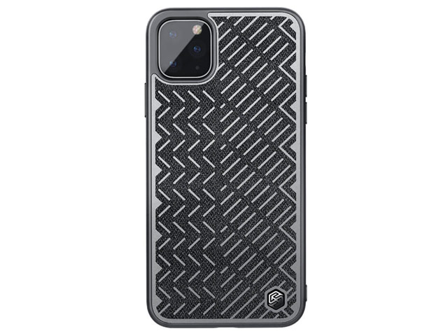 Чехол Nillkin Herringbone case для Apple iPhone 11 pro (серый, композитный)