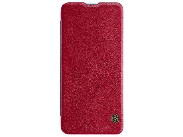 Чехол Nillkin Qin leather case для Xiaomi Poco F2 pro (красный, кожаный)