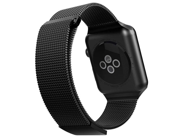 Ремешок для часов X-Doria Mesh Double Band для Apple Watch (38/40 мм, черный, стальной)