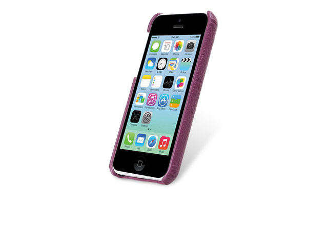 Чехол Melkco Snap Circle Dec Case для Apple iPhone 5C (фиолетовый, кожанный)