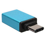 Адаптер Yotrix OTG-USB Adapter универсальный (USB Type C-USB 3.0, голубой)