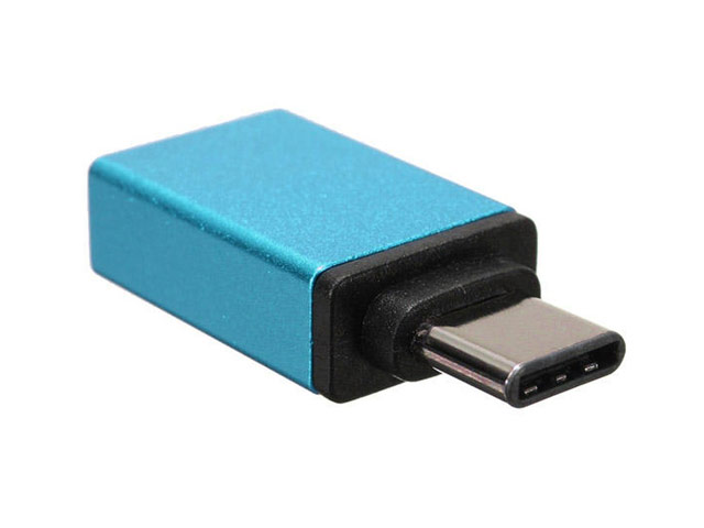Адаптер Yotrix OTG-USB Adapter универсальный (USB Type C-USB 3.0, голубой)