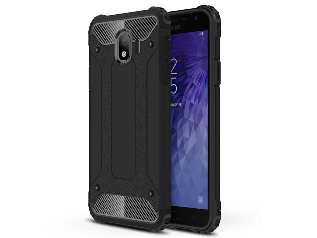 Чехол Yotrix Defense case для Samsung Galaxy J4 (черный, пластиковый)