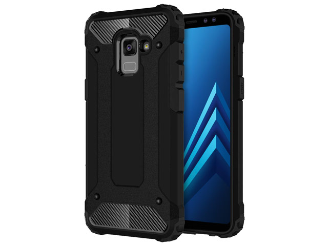 Чехол Yotrix Defense case для Samsung Galaxy A6 2018 (черный, пластиковый)