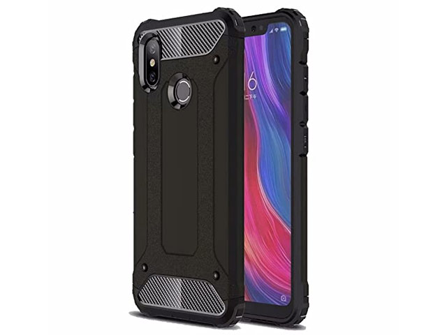 Чехол Yotrix Defense case для Xiaomi Redmi Note 5 pro (черный, пластиковый)