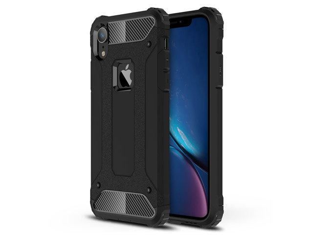 Чехол Yotrix Defense case для Apple iPhone XR (черный, пластиковый)