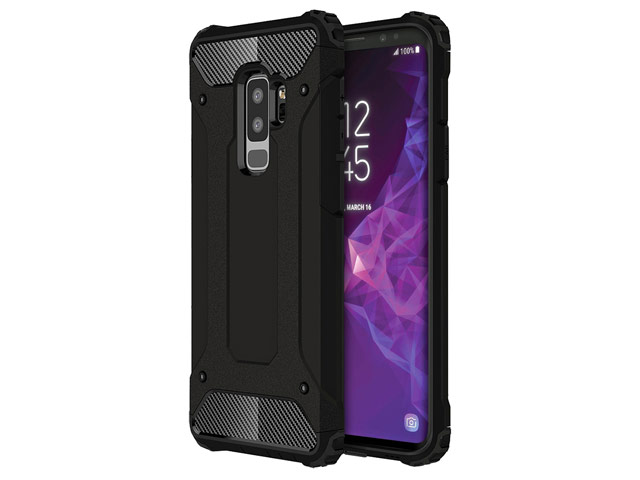 Чехол Yotrix Defense case для Samsung Galaxy S9 plus (черный, пластиковый)