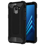 Чехол Yotrix Defense case для Samsung Galaxy A8 plus 2018 (черный, пластиковый)