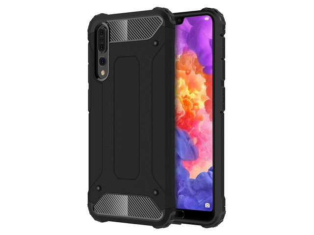 Чехол Yotrix Defense case для Huawei P20 pro (черный, пластиковый)