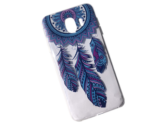 Чехол Yotrix ArtCase для Samsung Galaxy J4 (Dreamcatcher, гелевый)