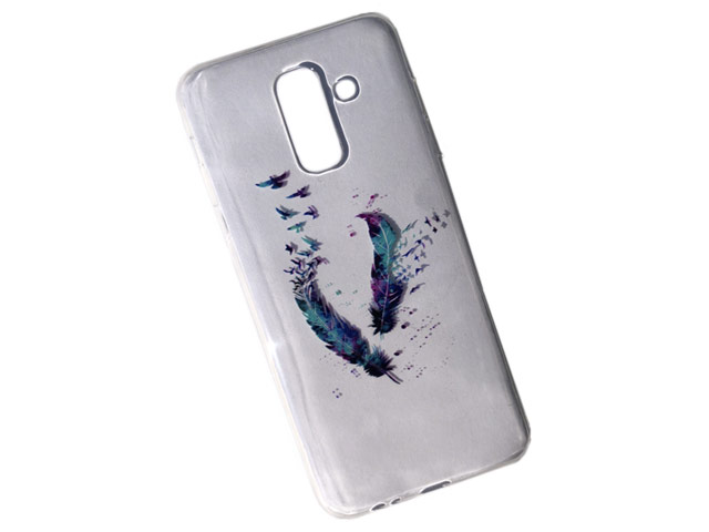 Чехол Yotrix ArtCase для Samsung Galaxy S9 plus (Feathers, гелевый)