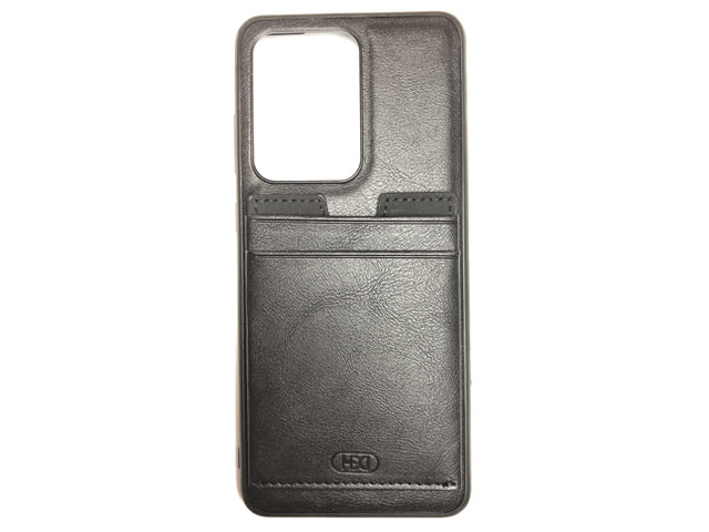 Чехол HDD Luxury Card Slot Case для Samsung Galaxy Note 20 (черный, кожаный)