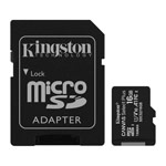 Флеш-карта Kingston Canvas Select Plus microSD (16Gb, microSD, Class 10 UHS-I, SD-адаптер)