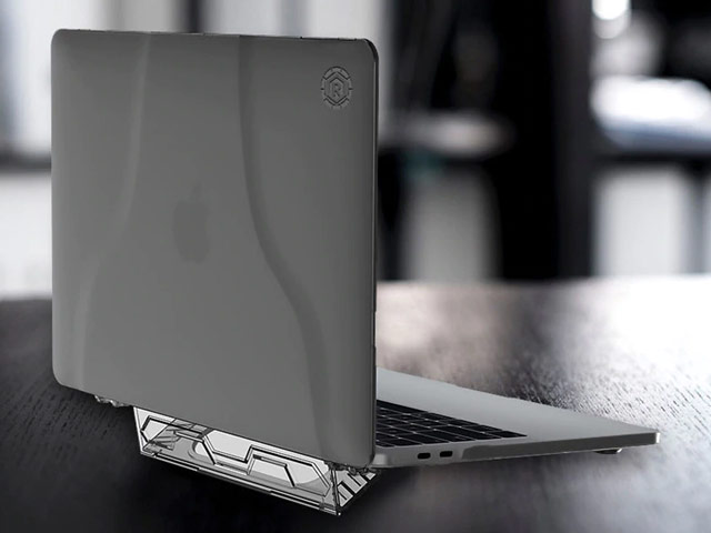 Чехол Yotrix HardCover Stand для Apple MacBook Air 13 (серый, матовый, пластиковый)