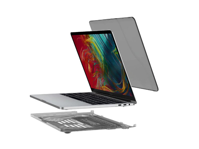 Чехол Yotrix HardCover Stand для Apple MacBook Air 13 2018 (бирюзовый, матовый, пластиковый)