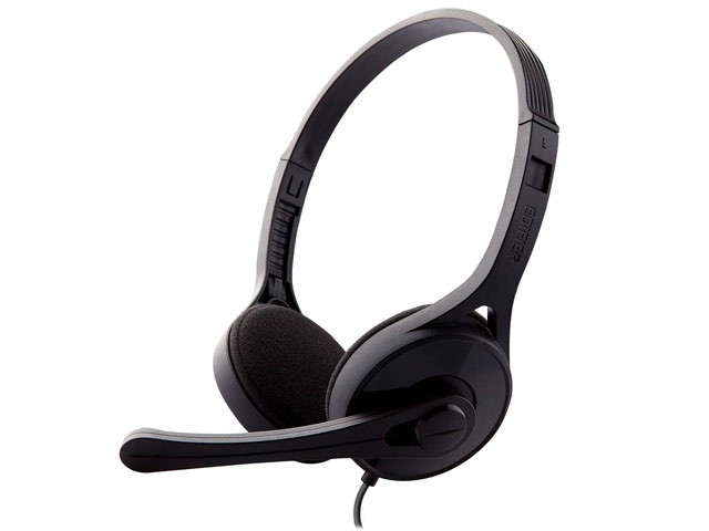 Наушники Edifier Communicator Headphone K550 (черные, пульт/микрофон, гарнитура)