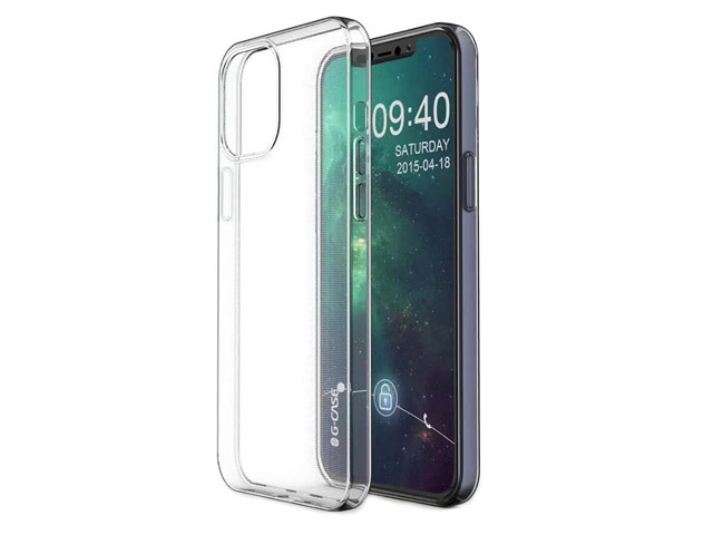 Чехол G-Case Cool Series для Apple iPhone 12/12 pro (прозрачный, гелевый)