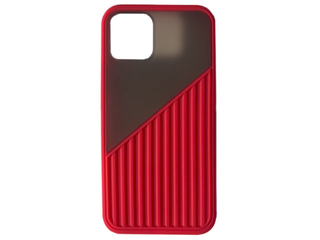 Чехол Yotrix ProComp Case для Apple iPhone 12/12 pro (красный, гелевый/пластиковый)