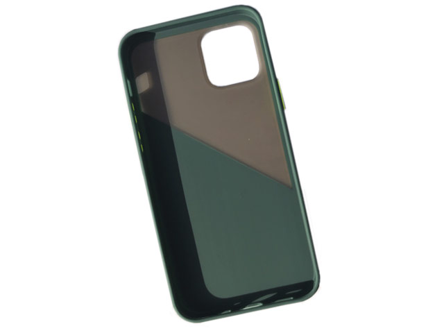 Чехол Yotrix ProComp Case для Apple iPhone 12/12 pro (темно-зеленый, гелевый/пластиковый)