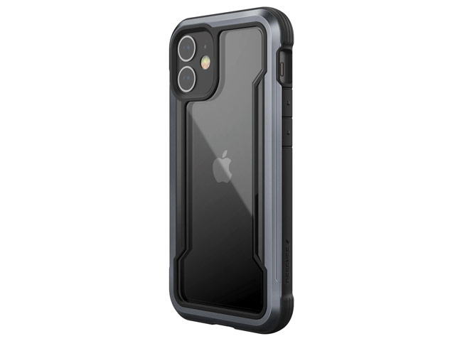 Чехол X-doria Defense Shield для Apple iPhone 12 mini (черный, маталлический)