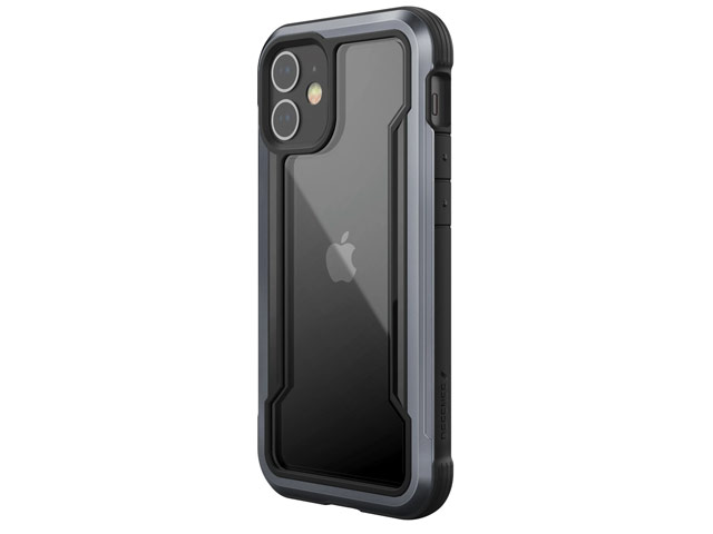 Чехол X-doria Defense Shield для Apple iPhone 12/12 pro (черный, маталлический)