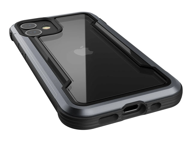 Чехол X-doria Defense Shield для Apple iPhone 12/12 pro (черный, маталлический)