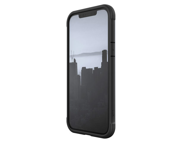Чехол X-doria Defense Lux для Apple iPhone 12/12 pro (Black Carbon, маталлический)