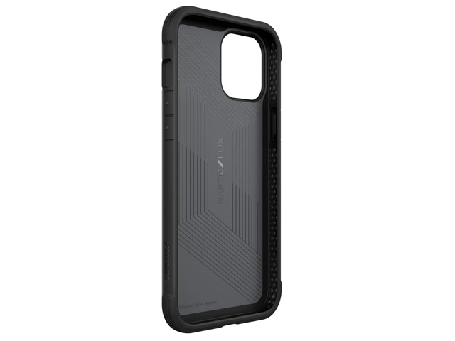 Чехол X-doria Defense Lux для Apple iPhone 12/12 pro (Black Carbon, маталлический)