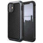 Чехол X-doria Defense Lux для Apple iPhone 12 mini (Black Carbon, маталлический)