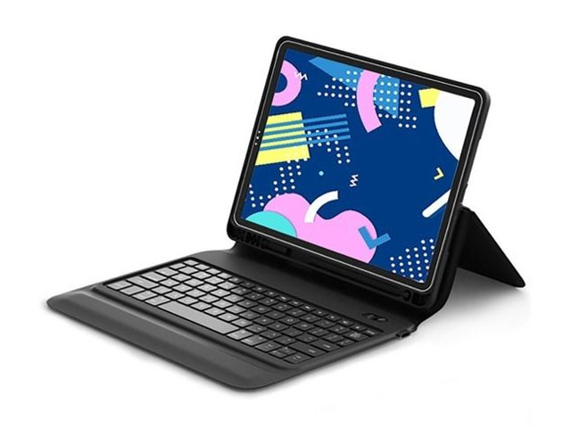 Чехол с клавиатурой WIWU Smart Keyboard Folio для Apple iPad Pro 11 2020 (черный, кожаный)