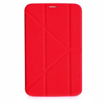 Чехол Yotrix OrigamiCase для Samsung Galaxy Tab 3 10.1 P5200 (красный, кожанный)