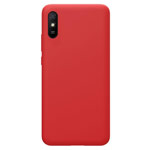 Чехол Yotrix LiquidSilicone для Xiaomi Redmi 9A (красный, гелевый)