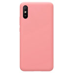 Чехол Yotrix LiquidSilicone для Xiaomi Redmi 9A (розовый, гелевый)