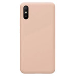 Чехол Yotrix LiquidSilicone для Xiaomi Redmi 9A (бежевый, гелевый)